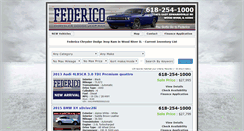 Desktop Screenshot of federicousedcars.com