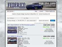 Tablet Screenshot of federicousedcars.com